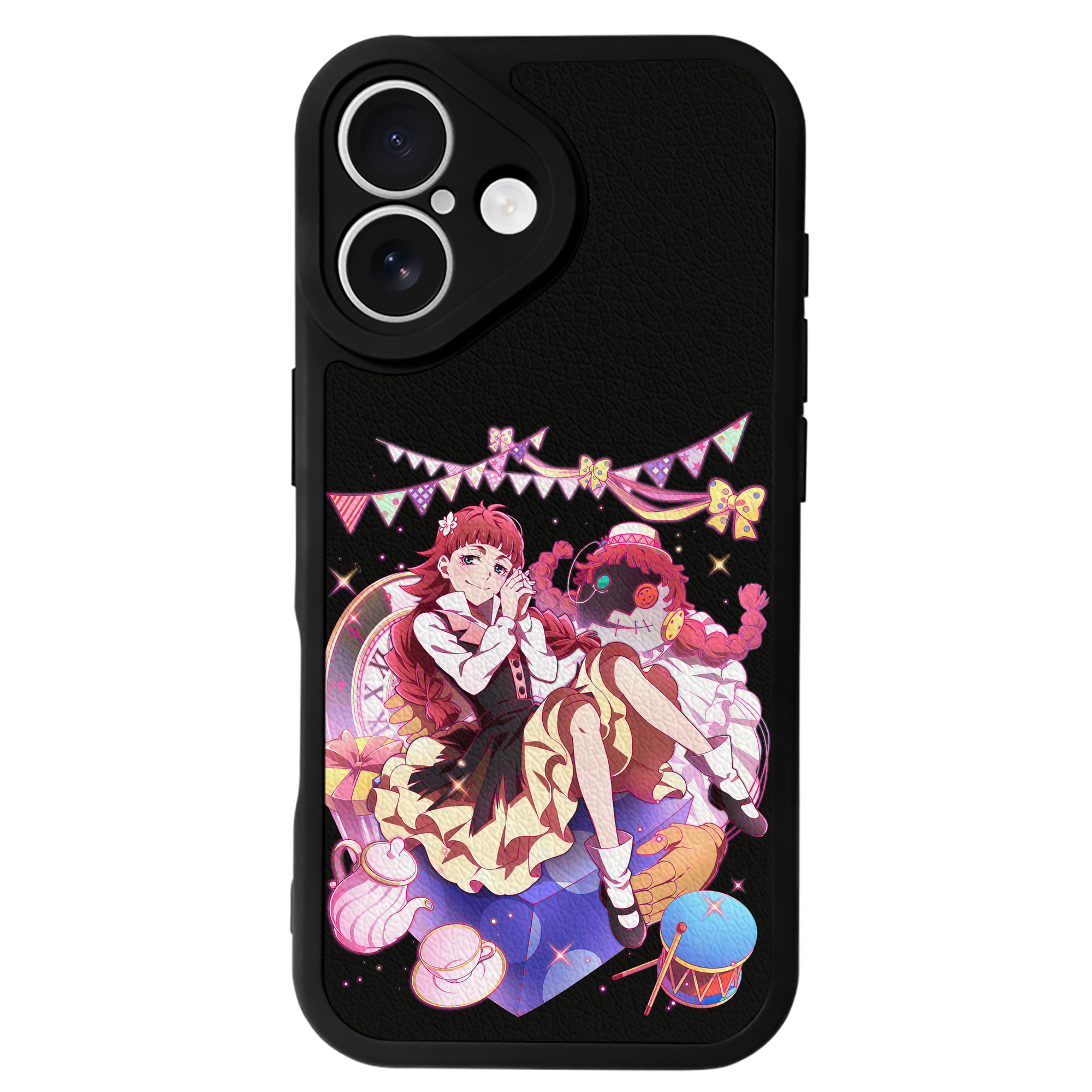 （画像用） 文豪ストレイドッグス Bungo Stray Dogs 【iPhone 16シリーズ対応】シリコンスマホケース（レザー調） 材質：シリコン